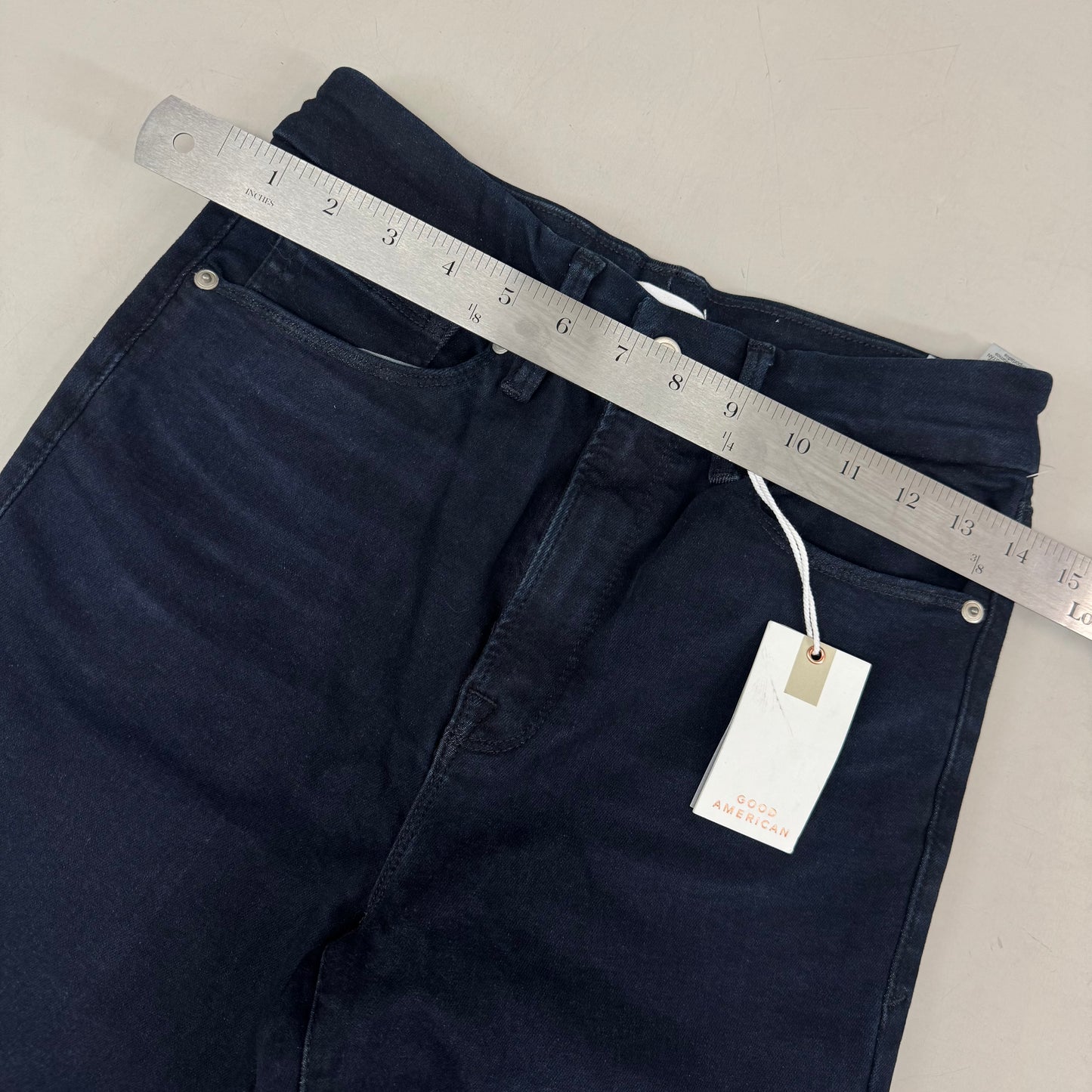 GOOD AMERICAN Good Legs Extra Stretch Jeans Women's Sz 6/12B DenethicBlue02 GLAF478AT