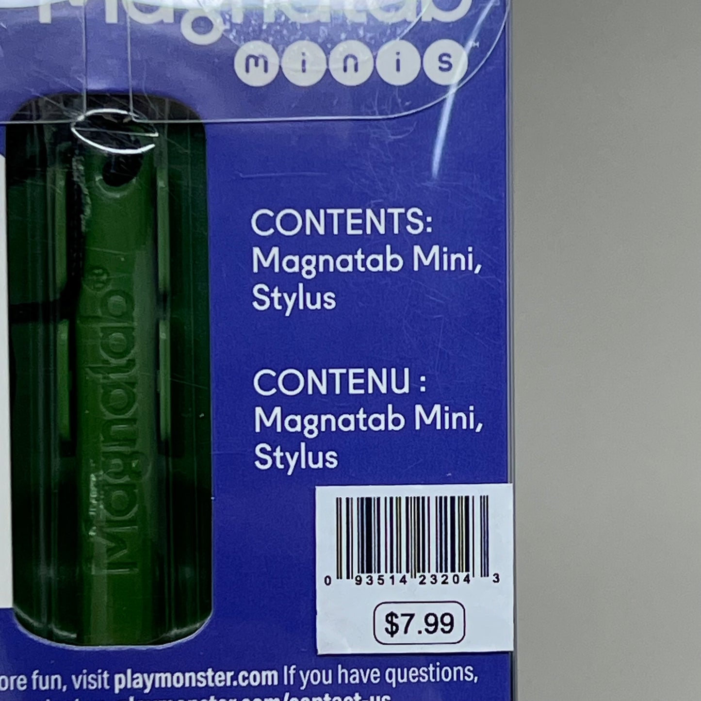 MAGNATAB Keychain Magnetizing Minis Fidget Toy Avocado Ages 3+ ST230630