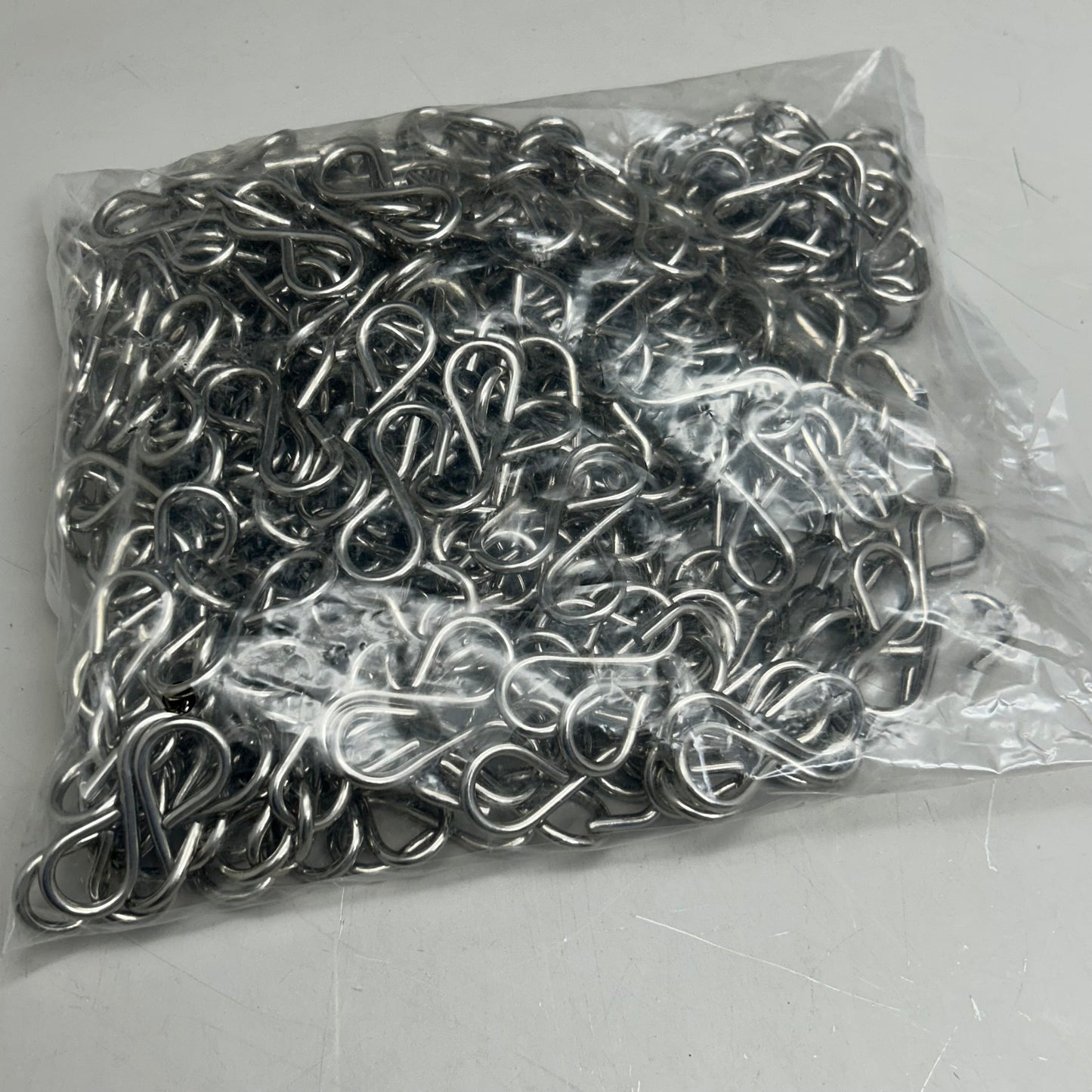(1 Bag, 300 PCS) Heavy-Duty Stainless Steel S-Hooks For Swings,Hammocks, Tent Setting ETC 2" Overall Length