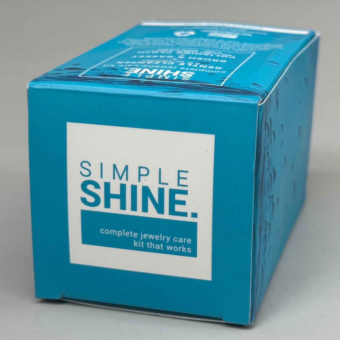 ZA@ SIMPLE SHINE Gentle Jewelry Care Kit w/ 100% Brush & Cloth Blue X002VXCEMH C