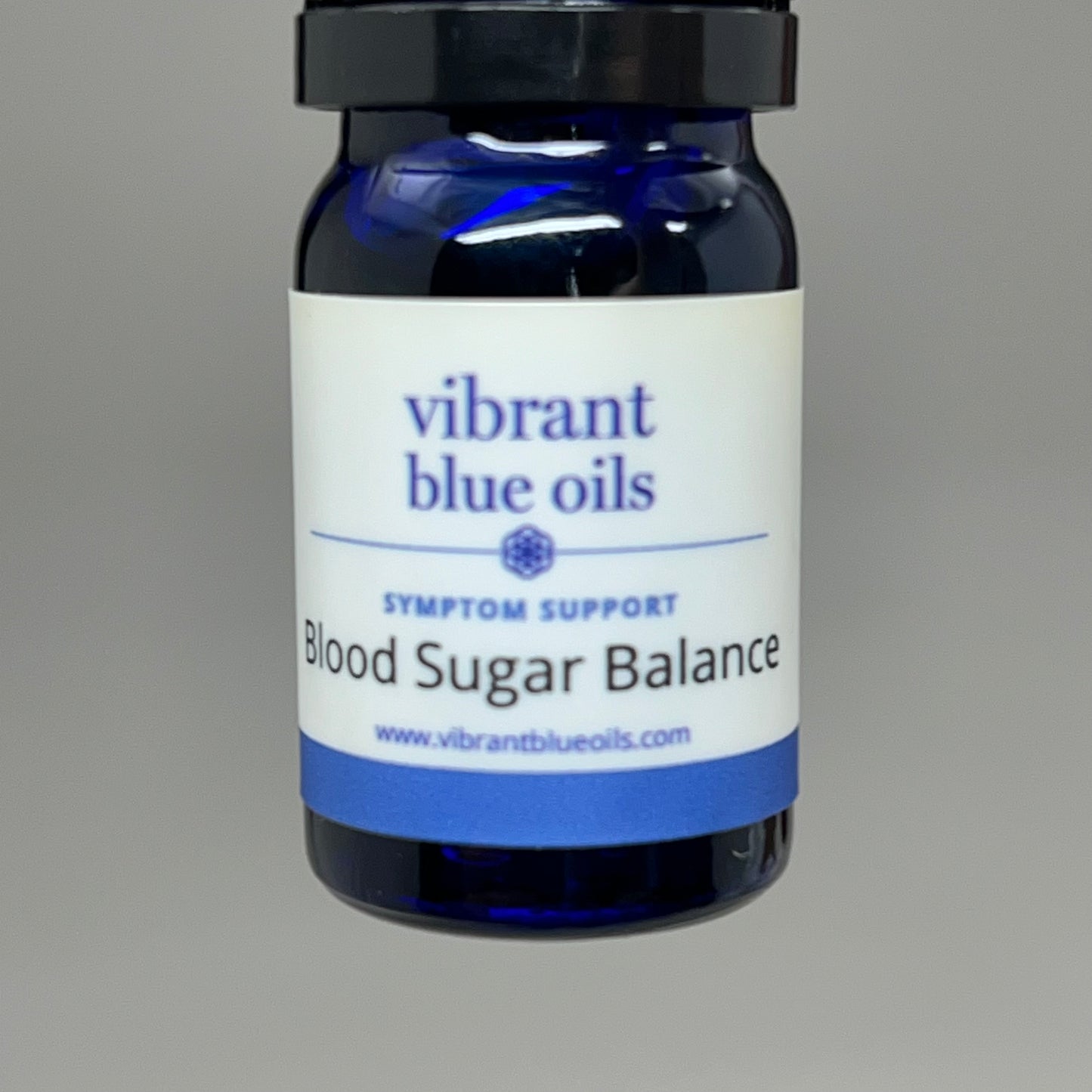 VIBRANT BLUE OILS Symptom Support Blood Sugar Balance Organic Essential Oil 5 mL