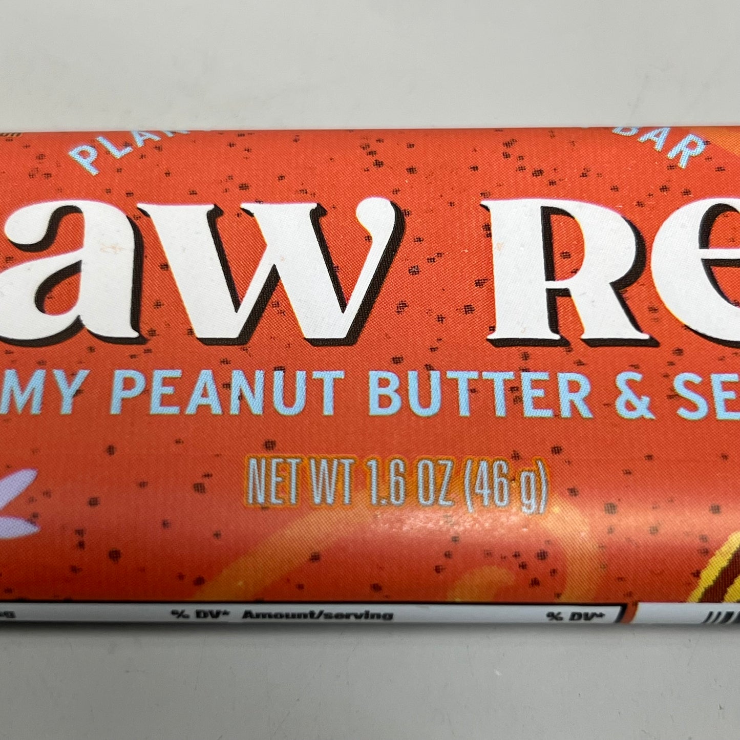 ZA@ RAW REV (12 PACK) Creamy Peanut Butter & Sea Salt 13g Protein 2g Sugar 1.6 oz BB 08/24