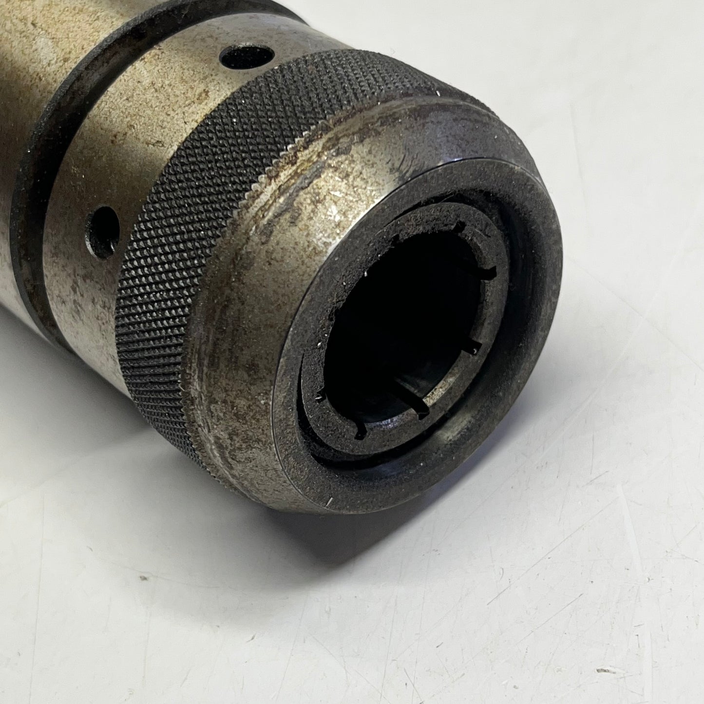 PARLEC Taper Shank Milling Machine Arbor Chuck Through Spindle  1" Dia  (Used)