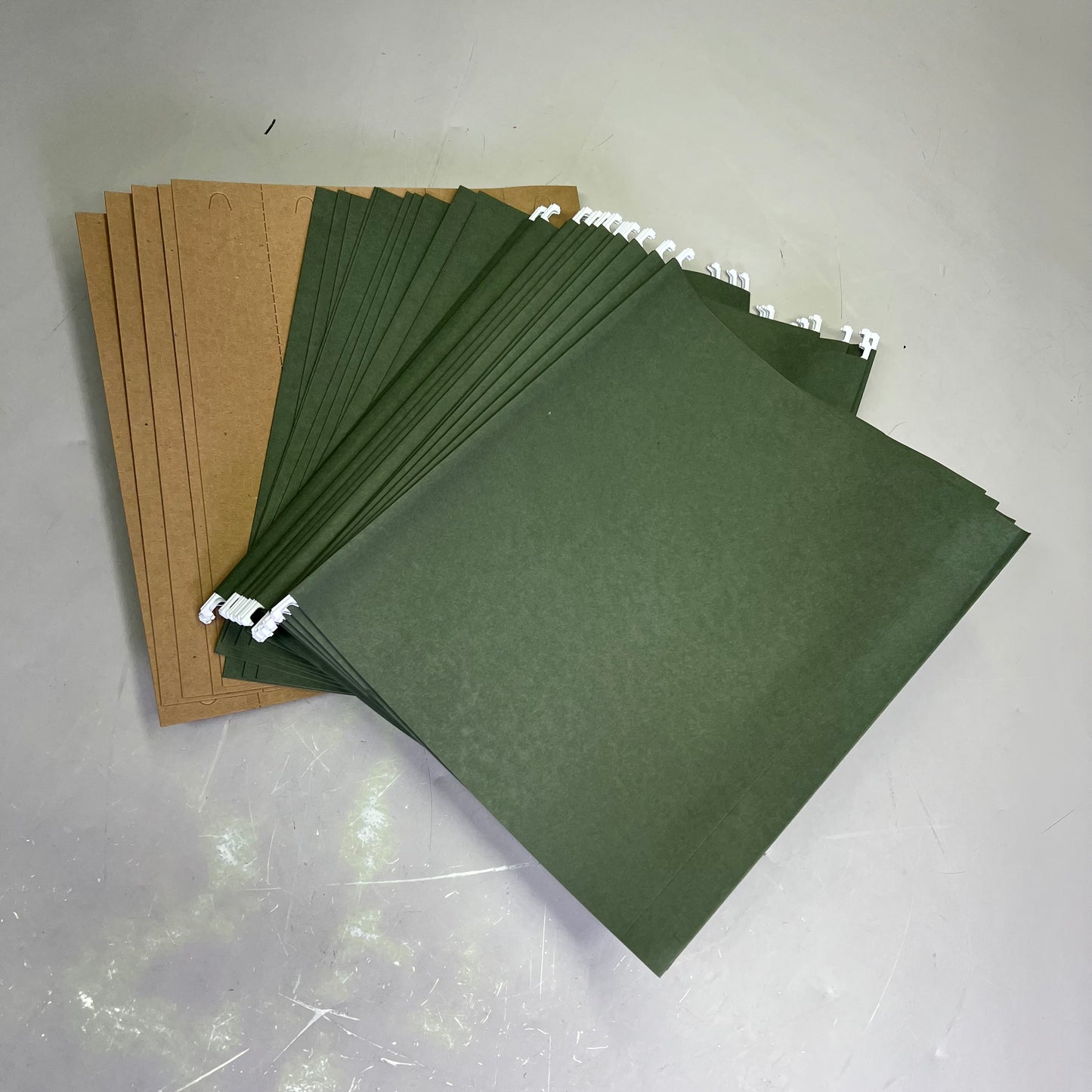 SMEAD (25 PACK) Hanging Box Bottom File Folders  2" Expansion Green 64259