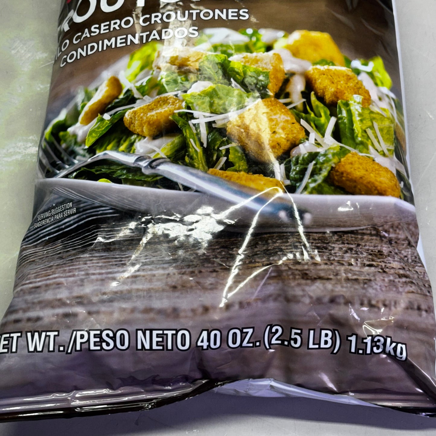 KATY'S (2 PACK) Homestyle Seasoned Croutons 40 oz Black BB 04/26