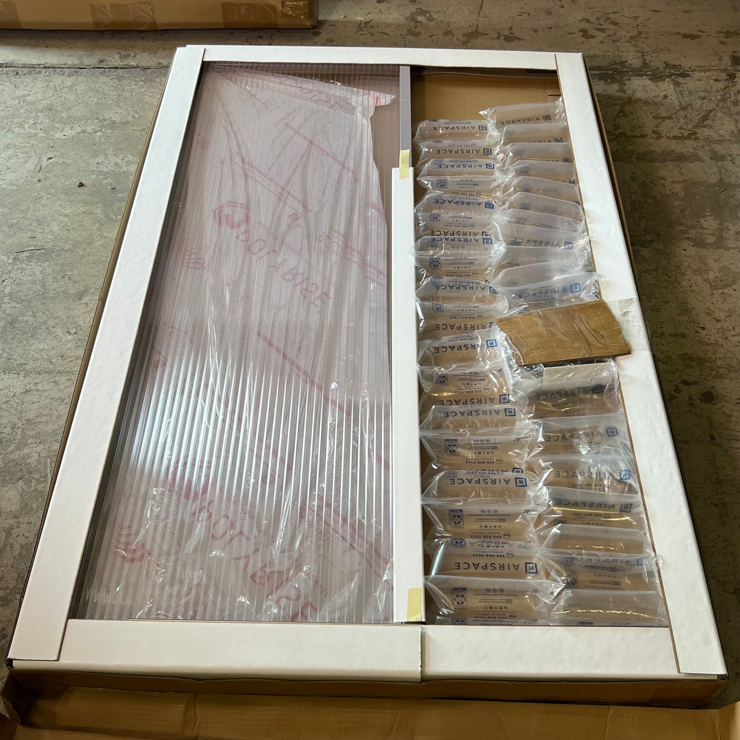 VERSACE PORTA Hush Screen Door Charcoal 6" x 6" Gray WO138657