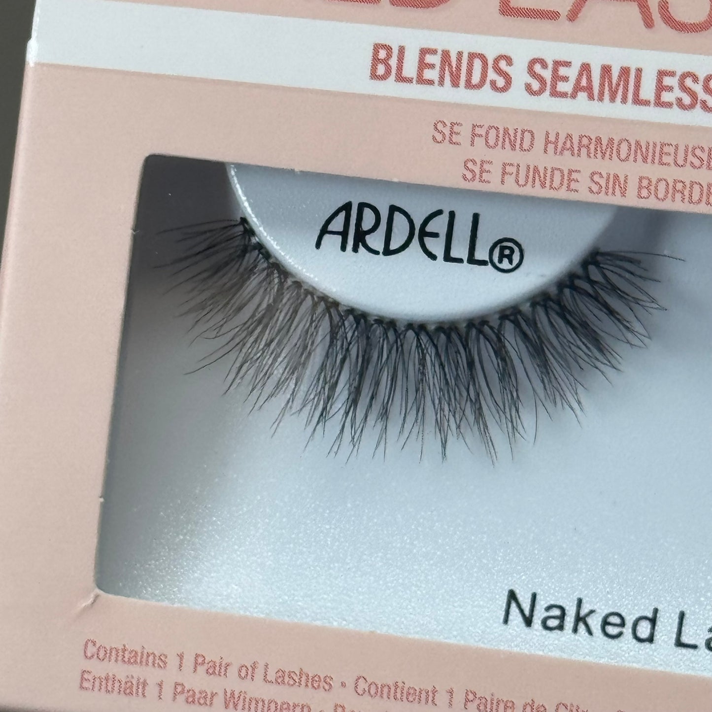 ARDELL (4 PACK, 1 PAIR EACH) Naked Natural Eye Lashes W/ Invisiband Black 420