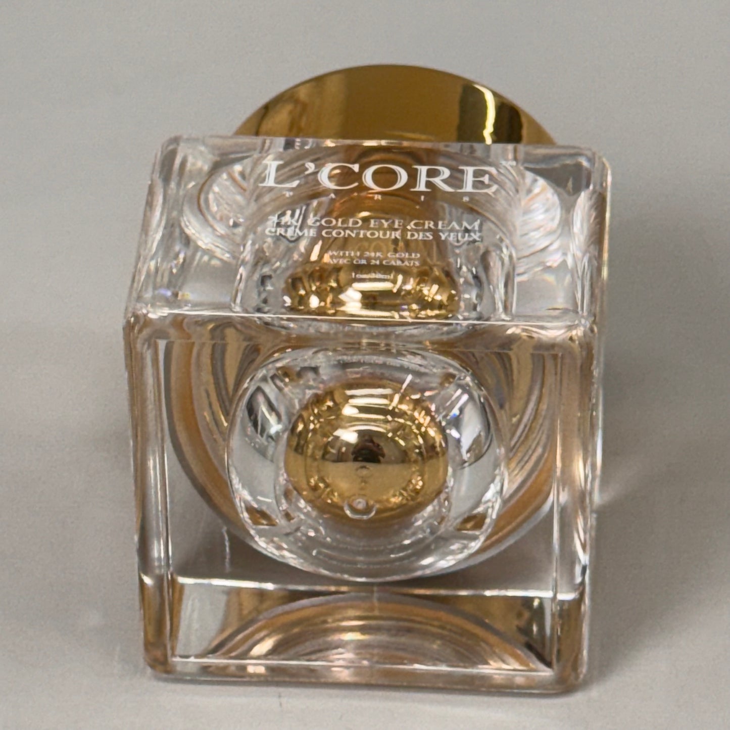 ZA@ L'CORE 24K Gold Eye Cream 1 oz oz BB 20 Months After Opening Retail $450