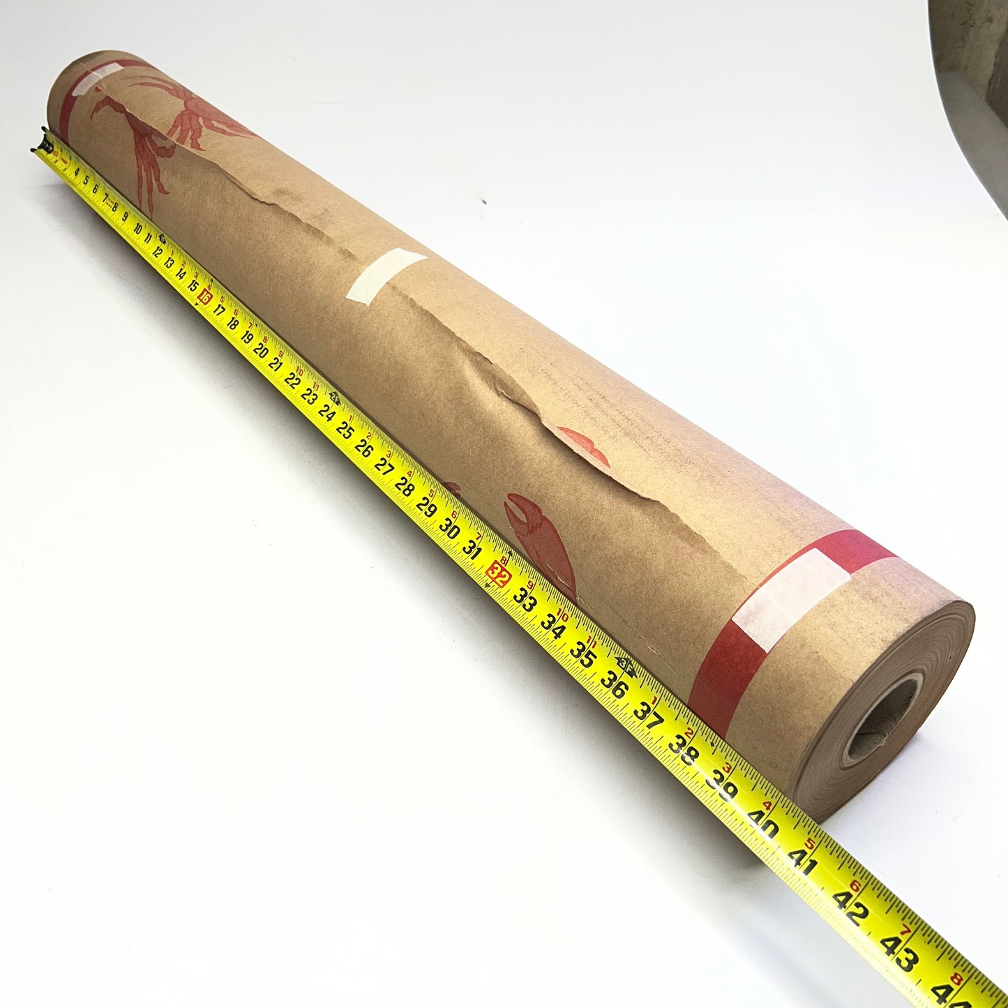 N. F. String & Son Paper Table Cover with Crab Pattern Sz 40"W 300'