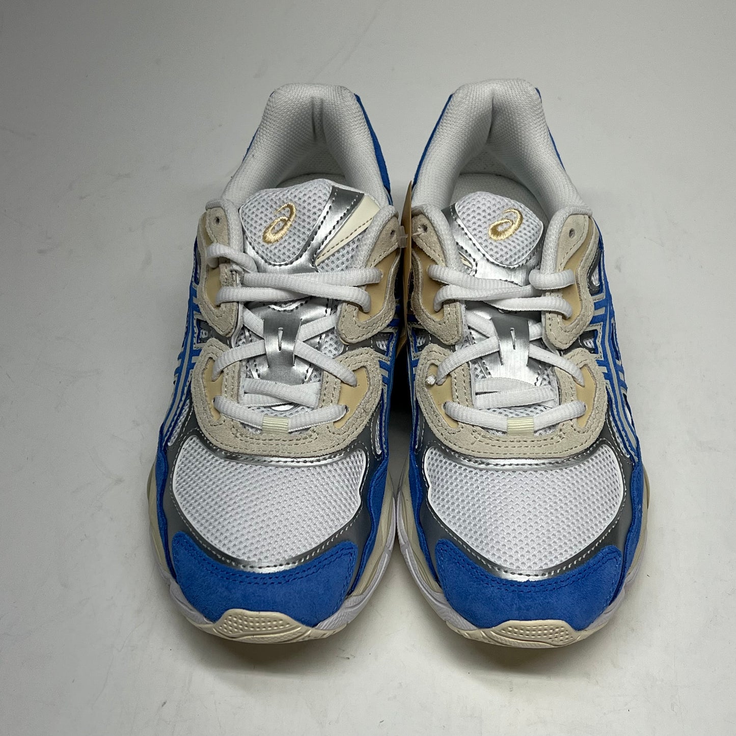 ASICS Gel-nyc Athletic Mesh Sneaker M Sz 7 W Sz 8.5 White/BlueCoast 1203A383-116