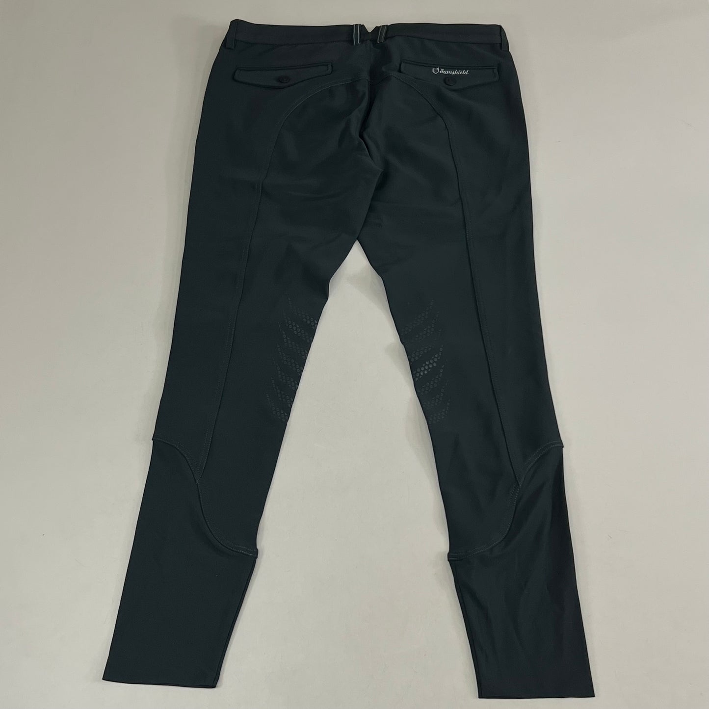 SAMSHIELD Macreu Equestrian Men's Pants Sz US 32, UK 30, FR 42 Moonless Night Black