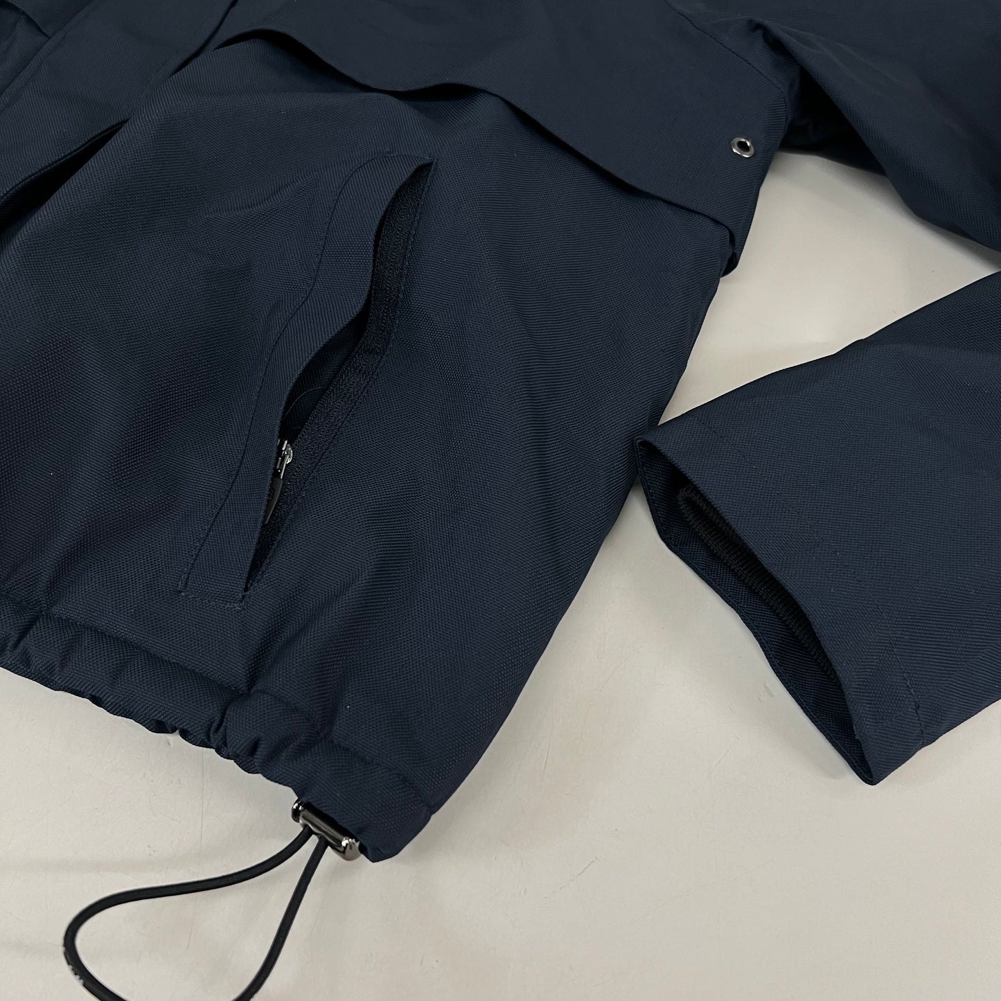 SAMSHIELD Lina Equestrian Winter Coat Waterproof Rain Jacket Women's Sz S Navy Blue