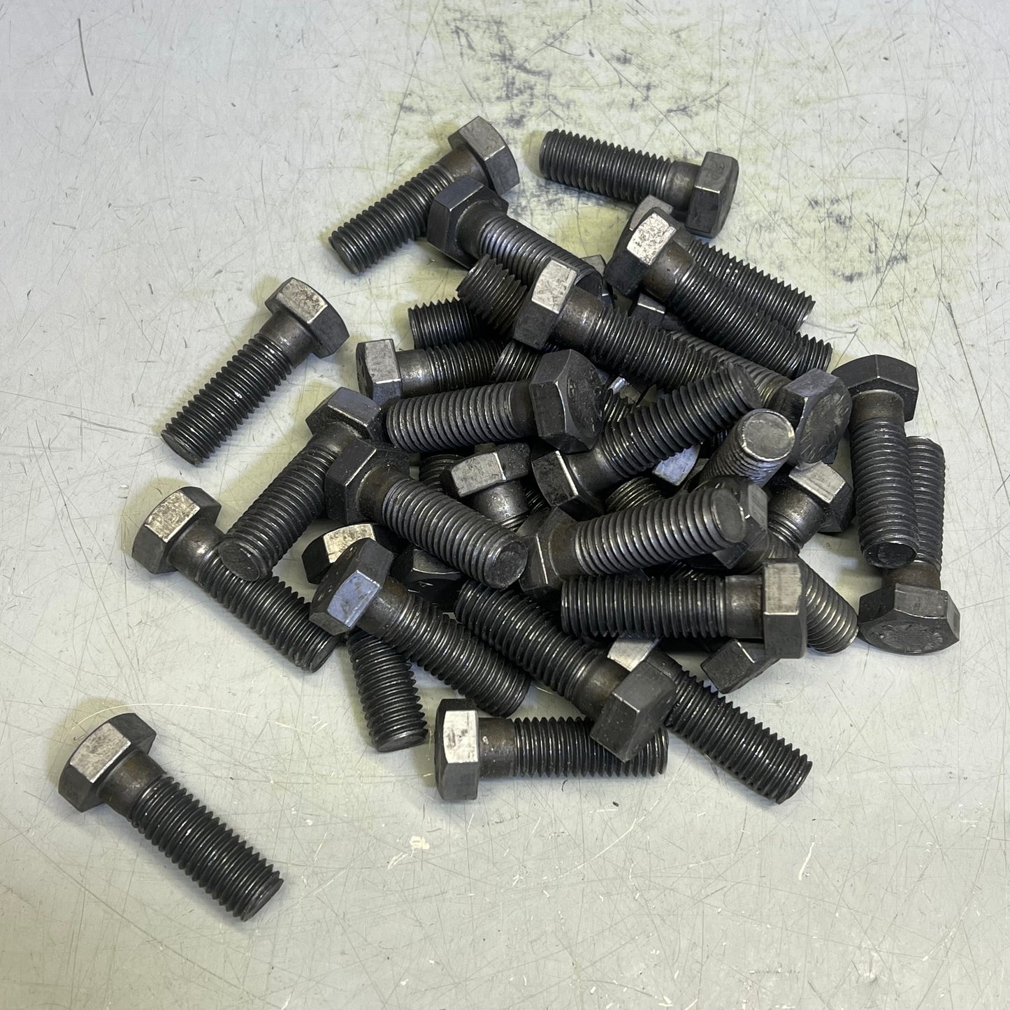 ZA@ COPPER STATE BOLT & NUT CO (8 POUNDS) Bag of Head Head Bolt Plain 5/8-11x2" Black