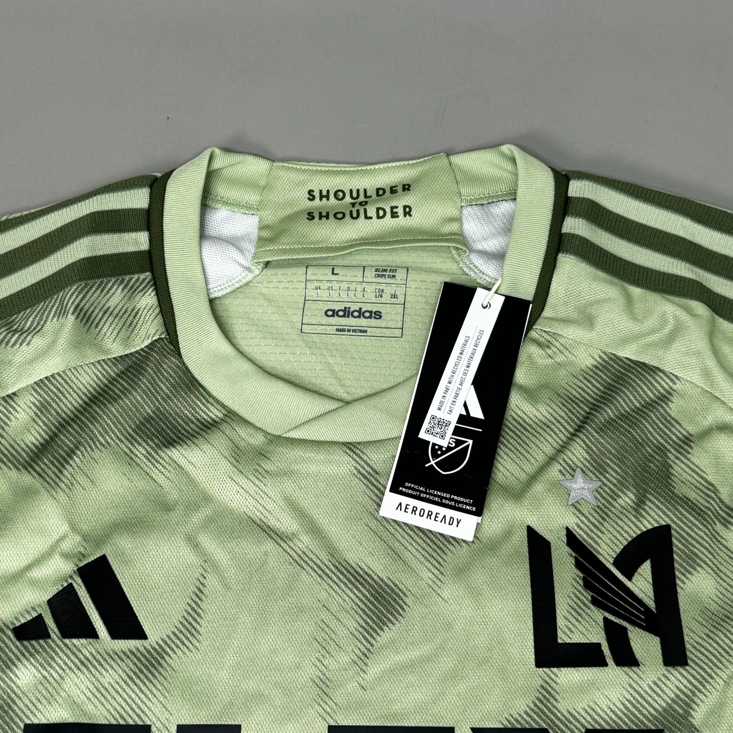 AEROREADY Los Angeles Football Club Jersey Sz-L Green IN2459 210