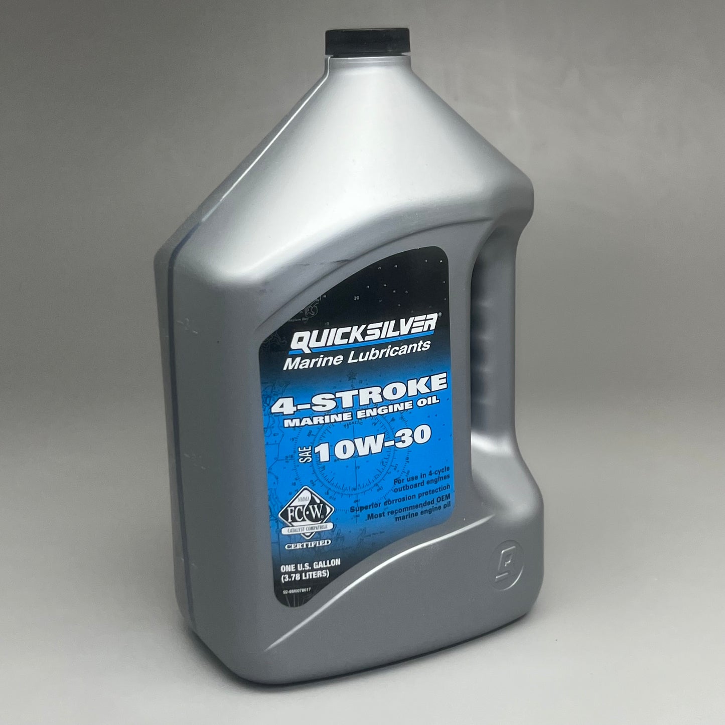 QUICKSILVER Marine Lubricants 4-Stroke Marine Engine Oil SAE 10W-30 1 GALLON