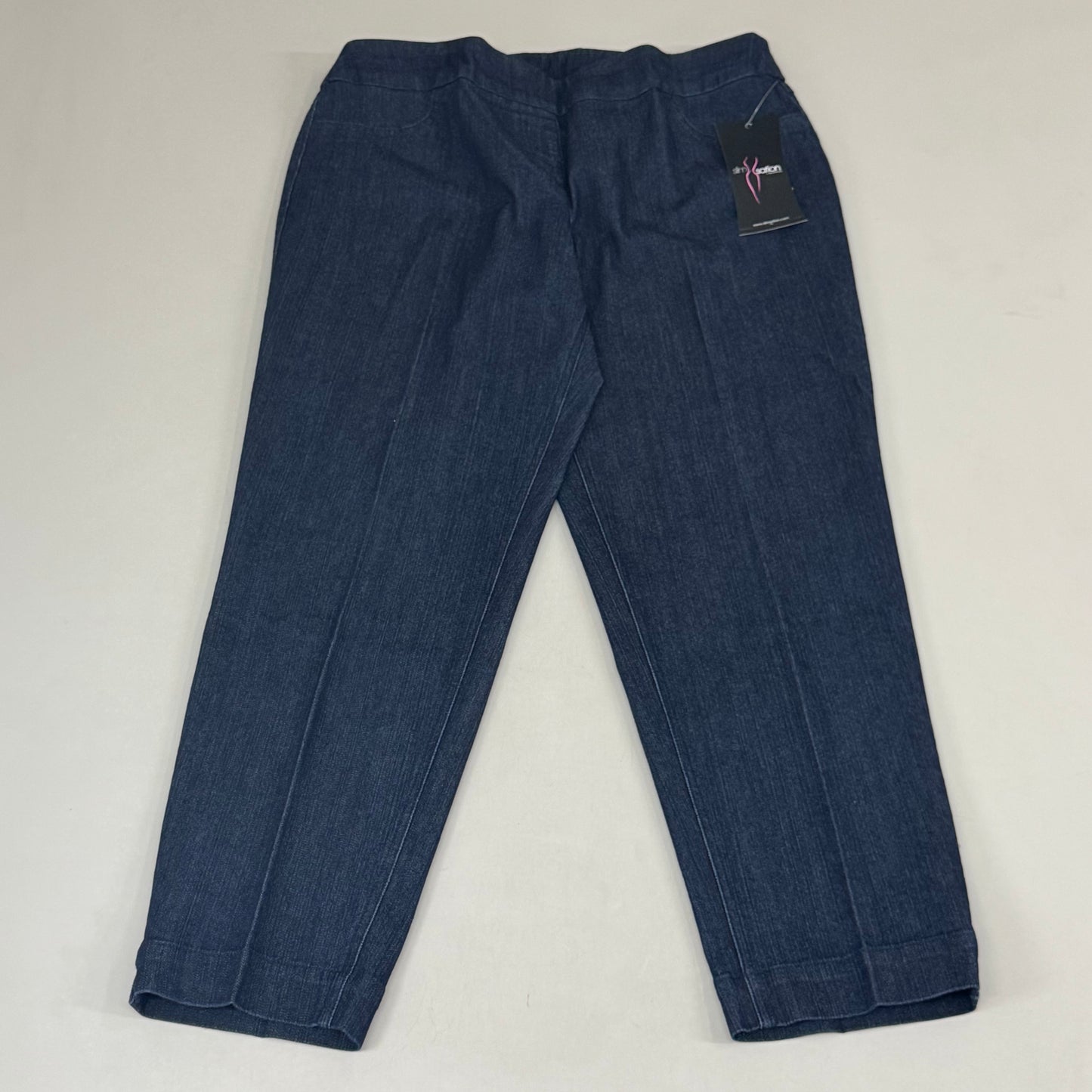MULTIPLES Ankle Pants Petite Women's Sz 12P Denim M2523P