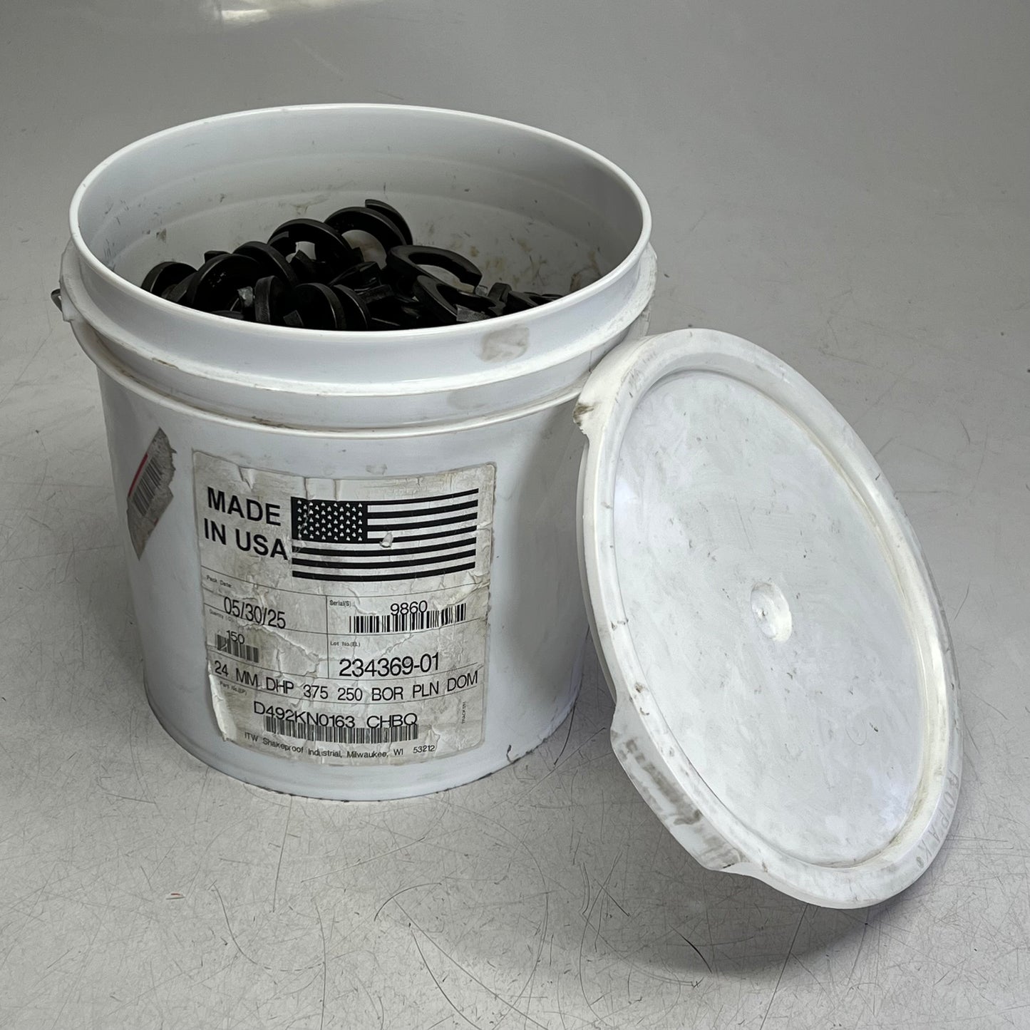 ITW SHAKEPROOF (150 PACK) Helical Spring Split Washers 24MM D492KN0163