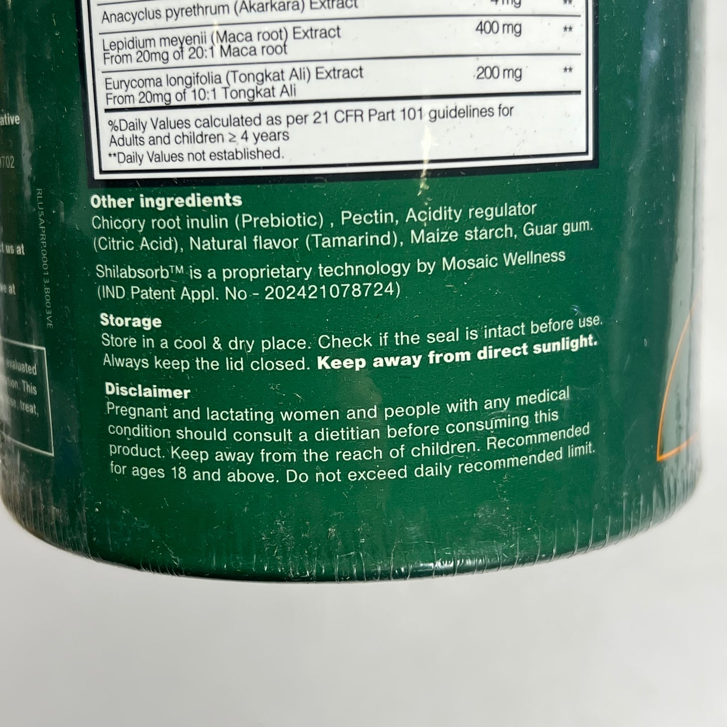 ROOT LABS (2 PACK, 60 EACH) 10 In 1 Alpha Gummy Vitamins 4000mg Shilajit BB 1/27