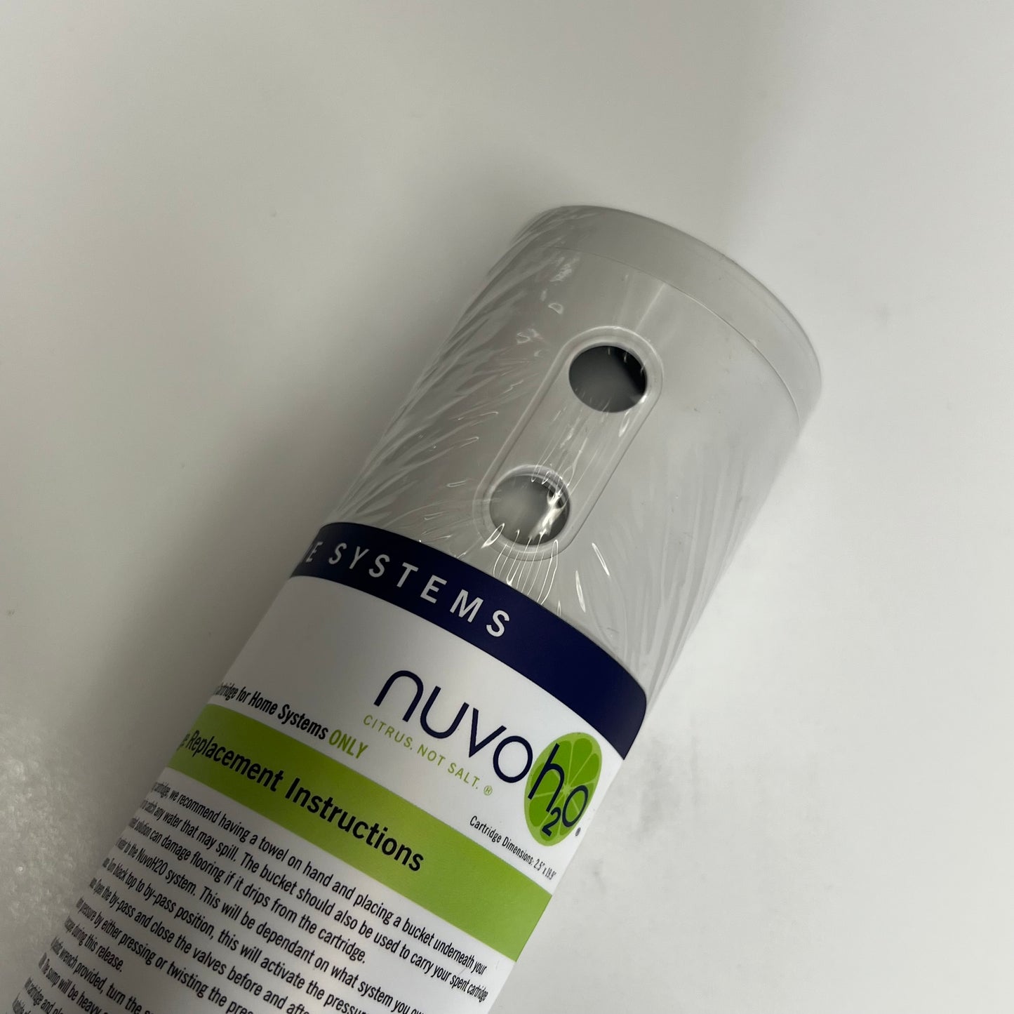 NUVO H2O Home Water Softener System Cartridge Homes up to 1,500 sqft HHP-2516