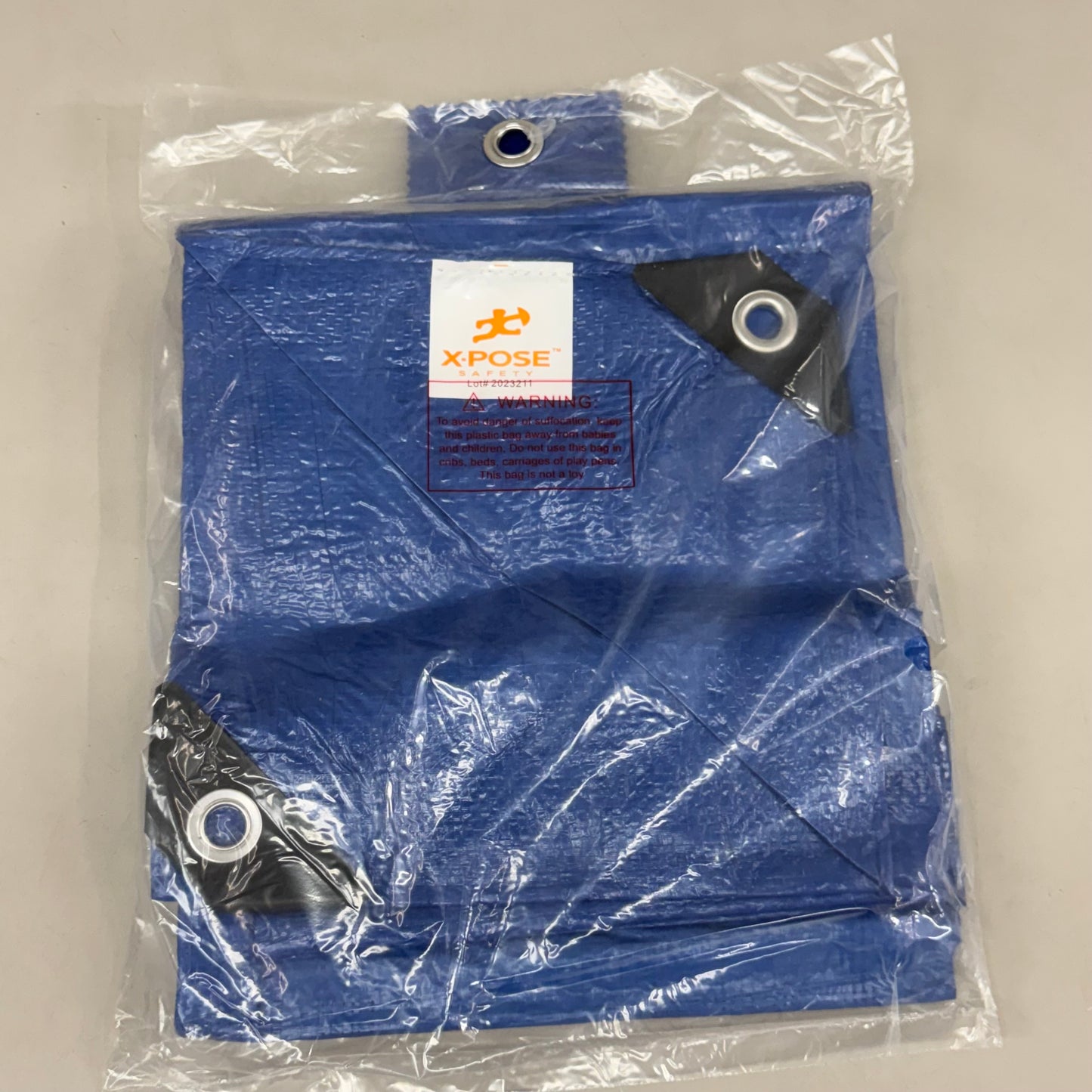 ZA@ X POSE (2 PACK) Multipurpose Better Blue Tarp 5 Mil Thick 6'x8' Blue BT-68