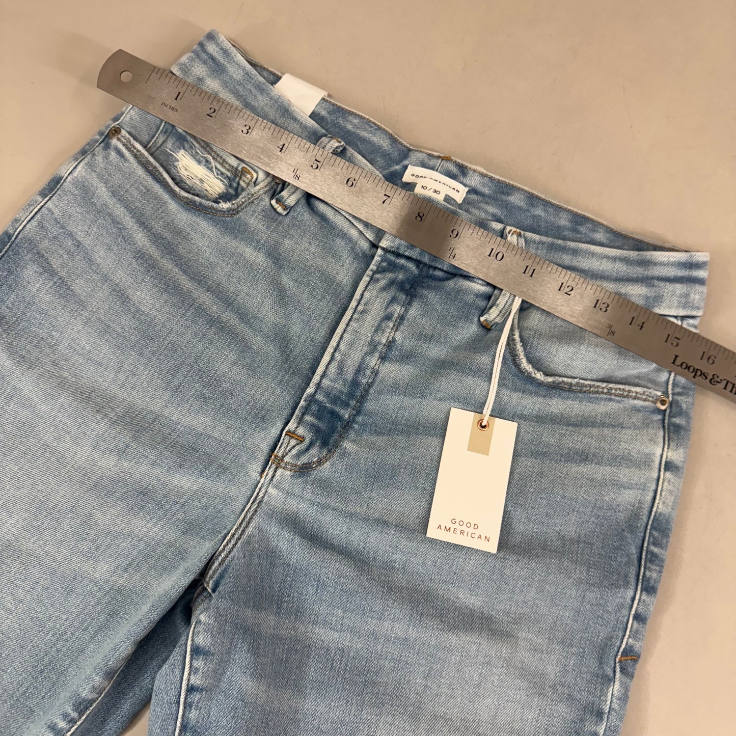 GOOD AMERICAN Good Legs Extra Stretch Jeans Women's Sz 10 GLCH960T INDIGO506