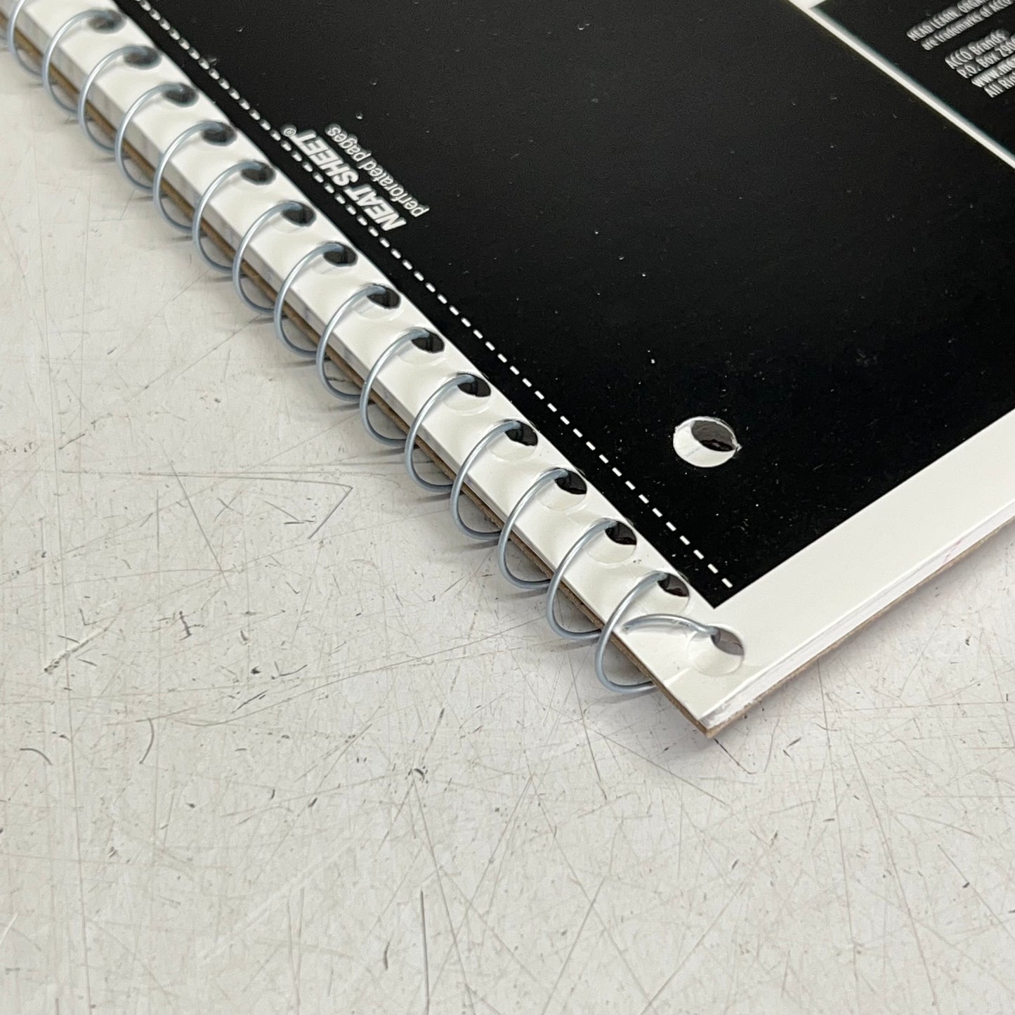 ZA@ MEAD (6 PACK, 70 SHEETS EACH) 1 Subject College Ruled Notebook Perforated Sheets 10.5"x7.5" Multicolor