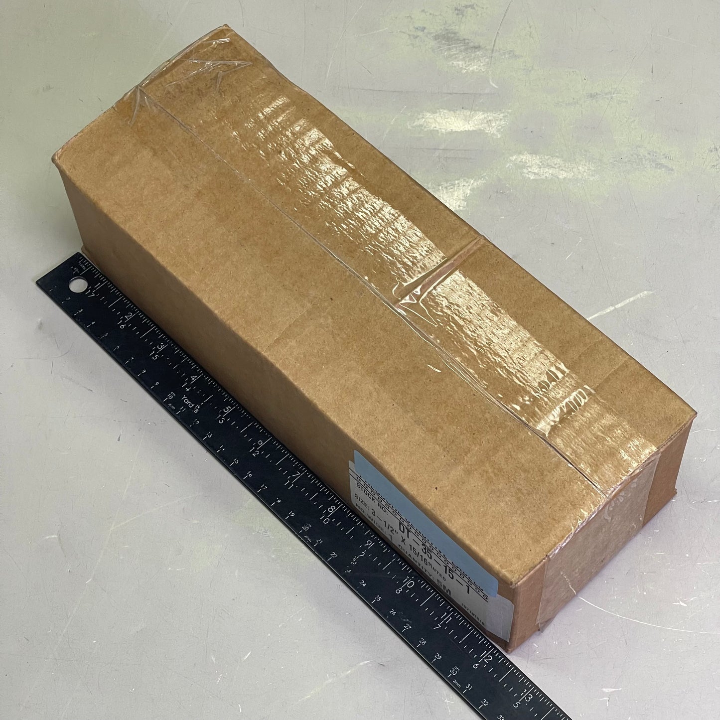 COMPULABEL (5000 PACK) Pin Fed Address Labels 3-1/2" x 15/16" Yellow DT-35-15-1