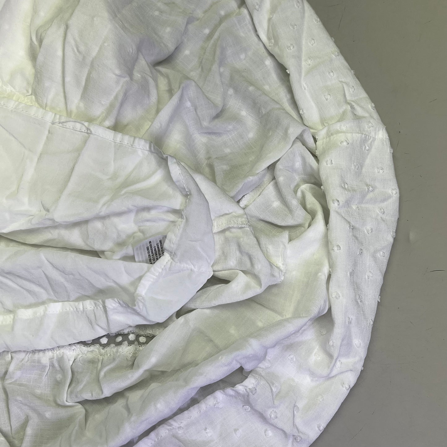 KNOX ROSE Lightweight Short Sleeve Maxi Dress  Women's Sz L White (Pre-Owned)