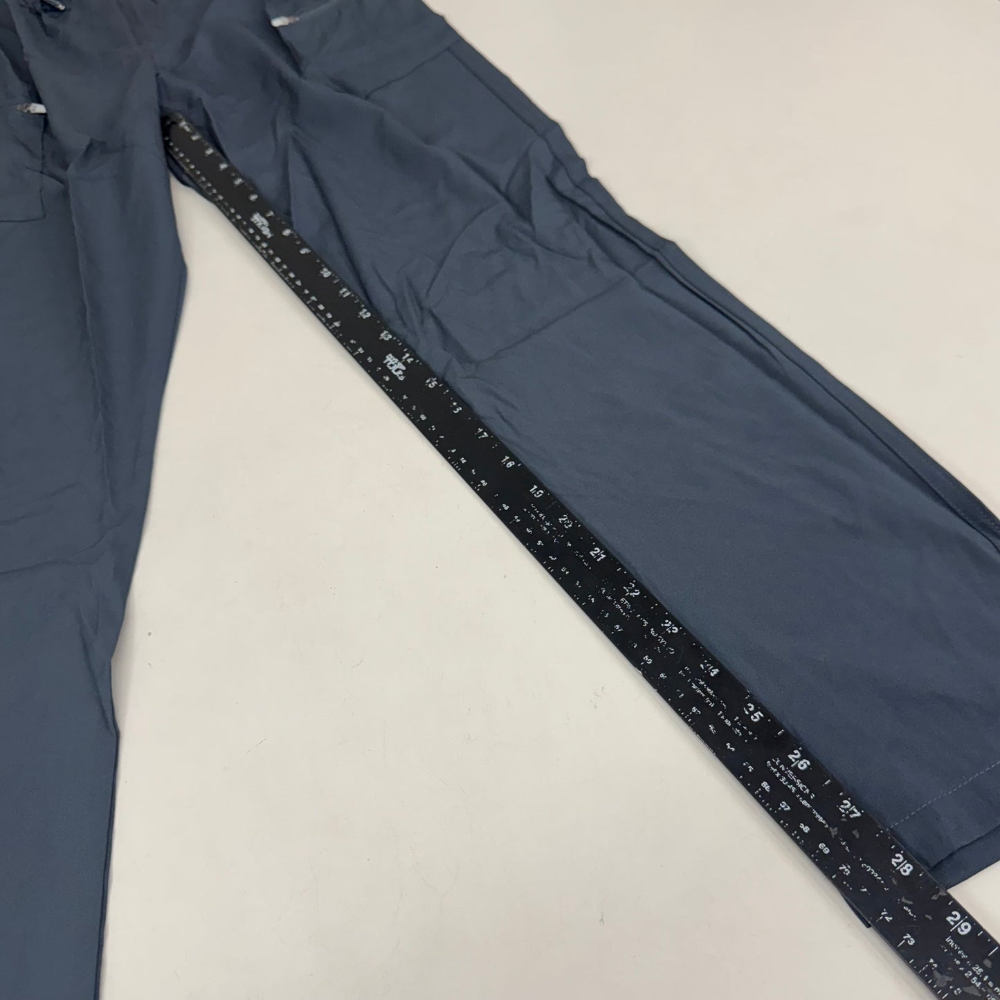 GREEN TOWN 4 Flex Scrubs Jumpsuit Cinch In Waist Women's Sz S Pewter GFX-023AST