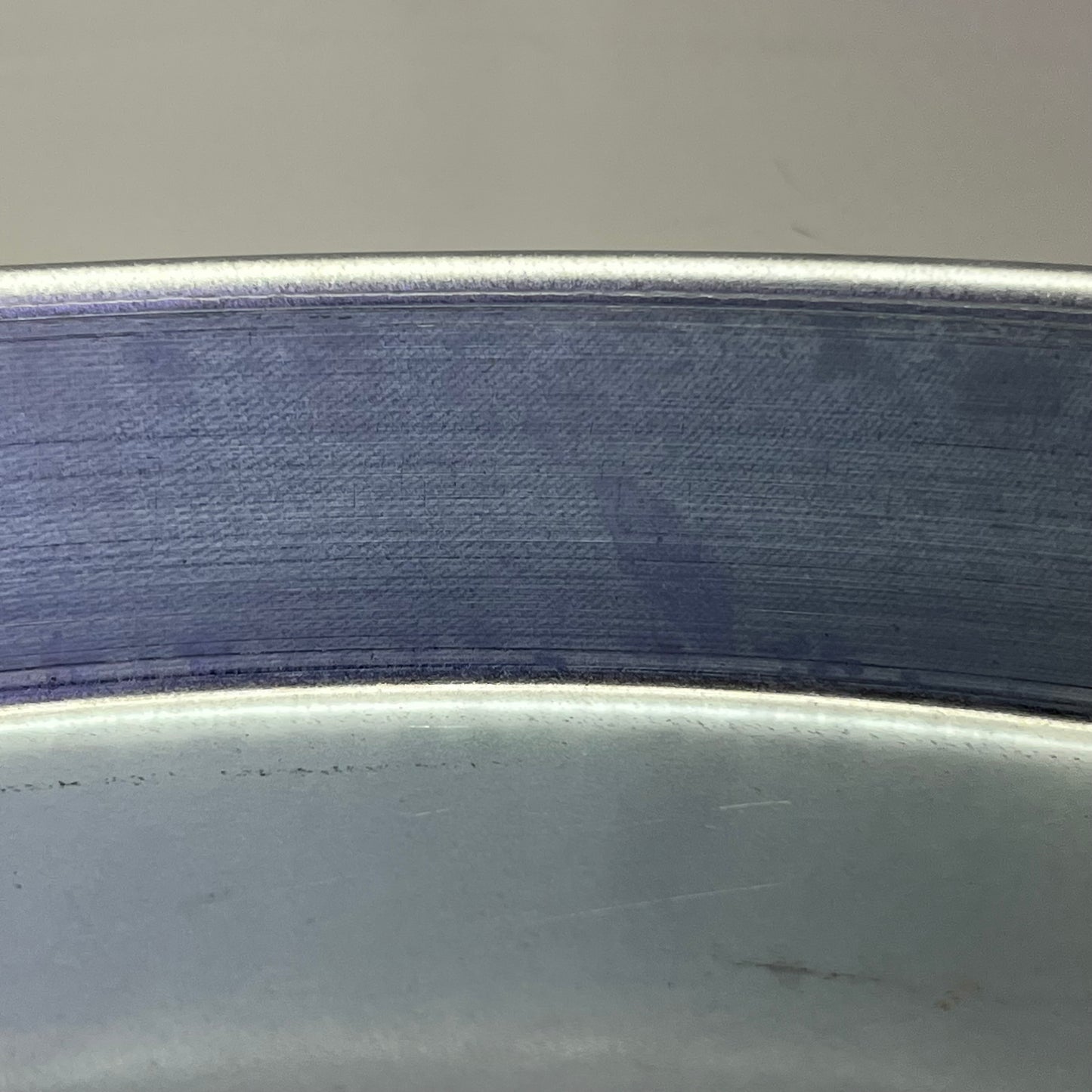 Metal Cake & Bread Pans, Round Sz 20"D x 2.5"H, Silver