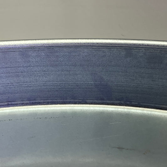 Metal Cake & Bread Pans, Round Sz 20"D x 2.5"H, Silver