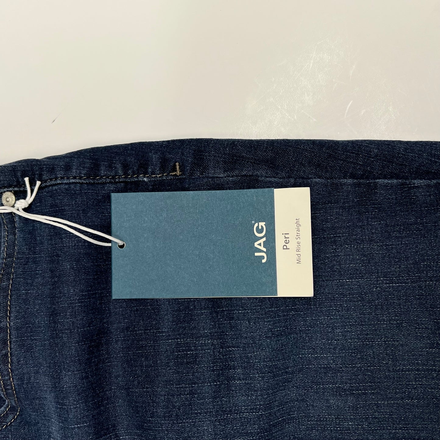JAG Peri Mid Rise Straight Leg Jean Women's Sz 18/33  Dark Wash JE2115AU315