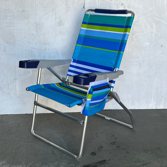 RIO BEACH High Blue Foldable Beach Chair 17‎" SC617-1911-1