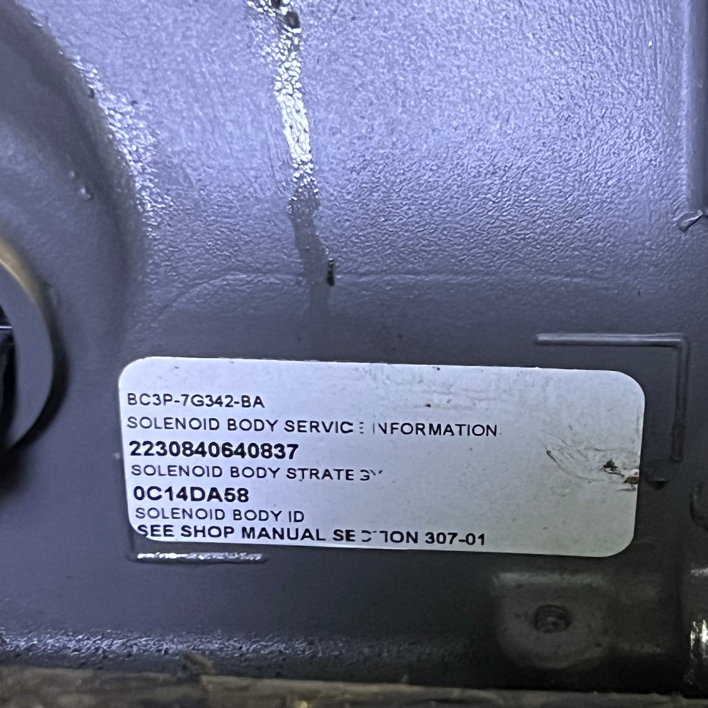 ZA@ FORD MOTOR Transmission Ford F-250/F-350 OC14DA58