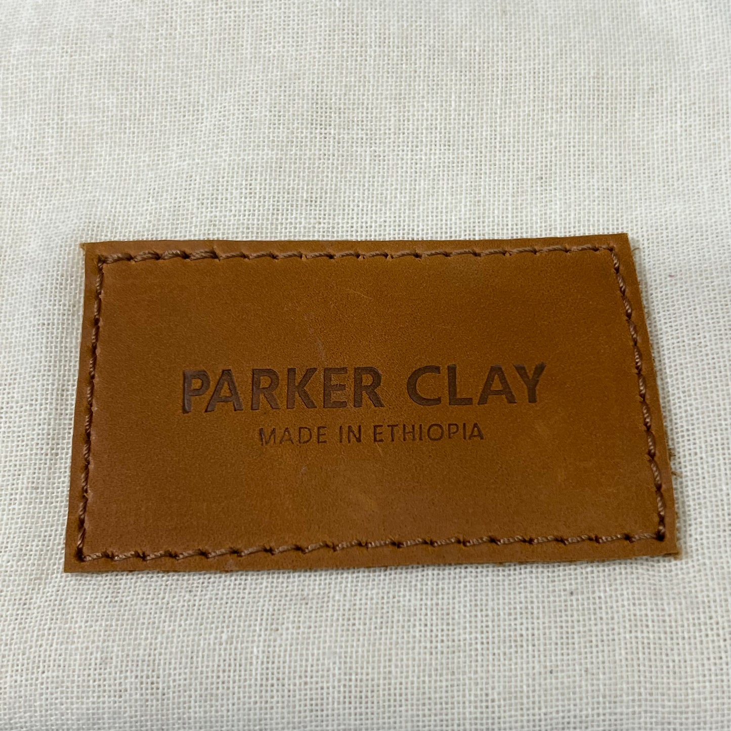 PARKER CLAY Limited Edition Napa Handbag W/ Removable Strap 12"x9"x6", 5" Handle Drop Wine Red