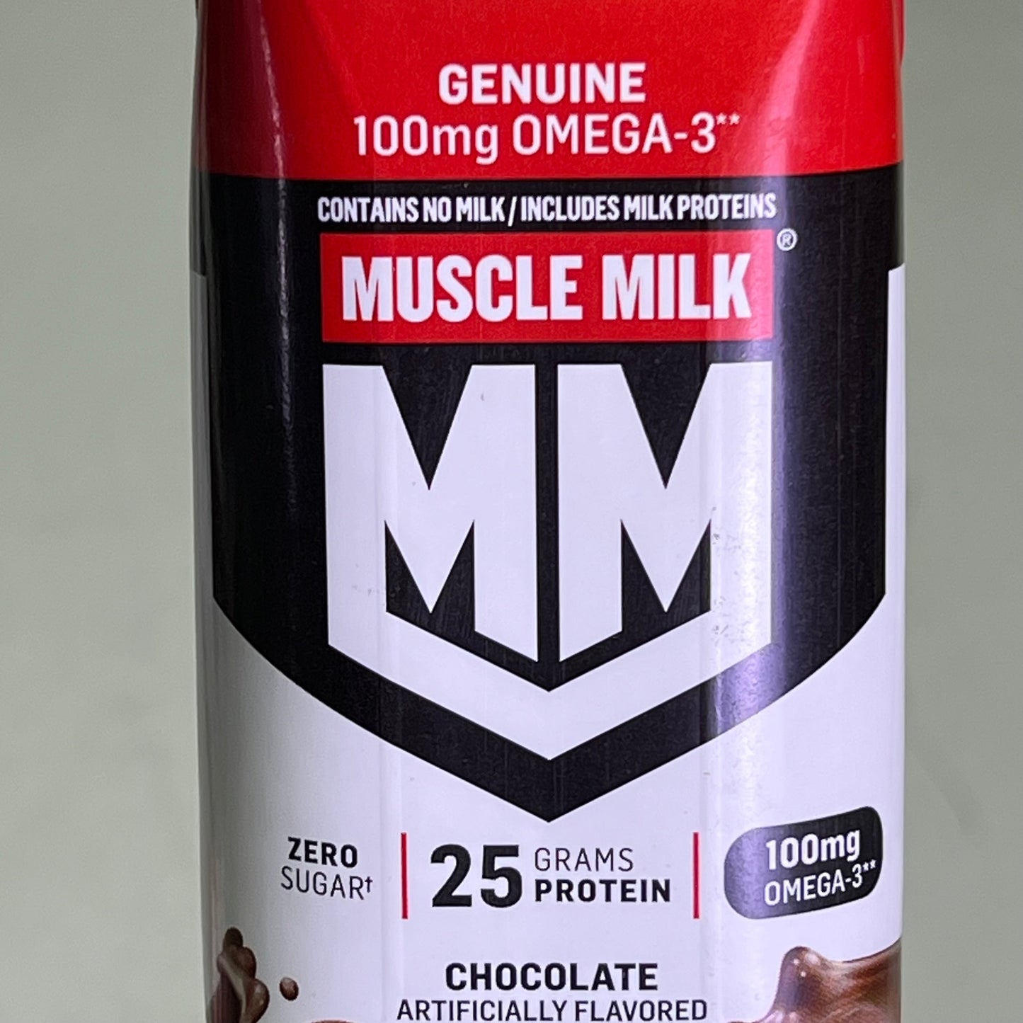 ZA@ MUSCLE MILK (18 PACK) Gluten & Lactose Free Genuine Protein Shake Chocolate 11 fl oz BB 09/26 I