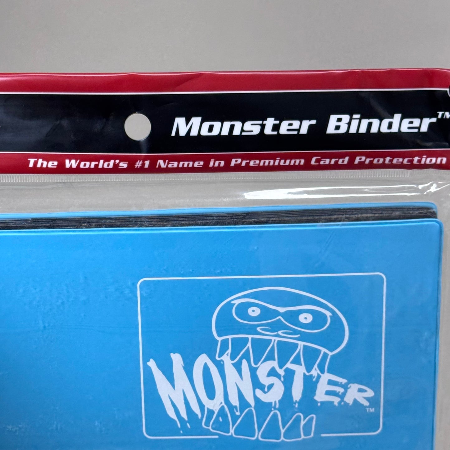 MONSTER BINDER 9 Pocket Premium Trading Card Album Binder 12" x 9" Blue 9P-MBL