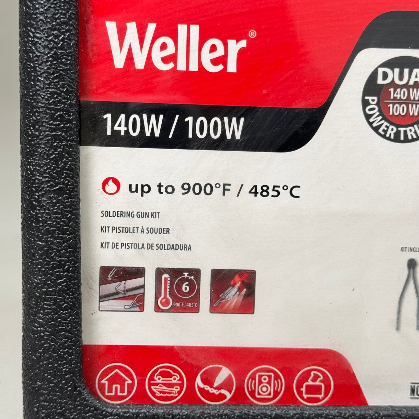 WELLER (NEW!) 140W/100W Soldering Gun Kit Dual Power Trigger