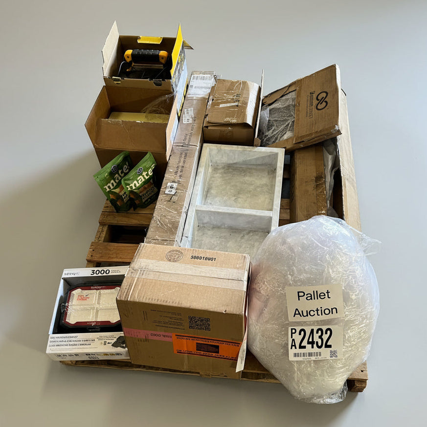 ZA@ Pallet of MIXED In Wall Shower Cubby, Cat Battery Pack for Car Starting (tested Turns On), Cabinet Hardware & More!!! (AS-IS)