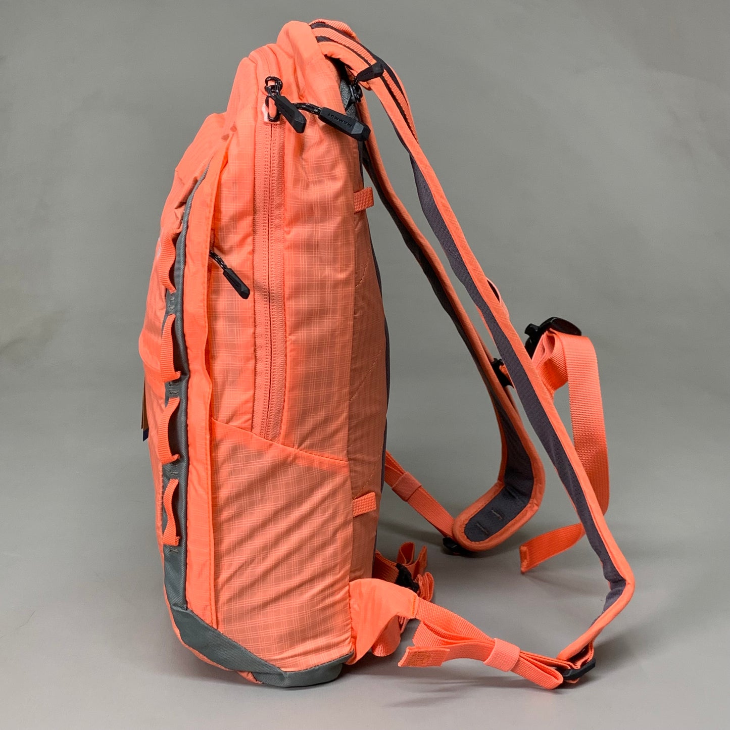 MAMMUT Neon Light Hiking Backpack 12 Liter Women Salmon Grey 2510-02491