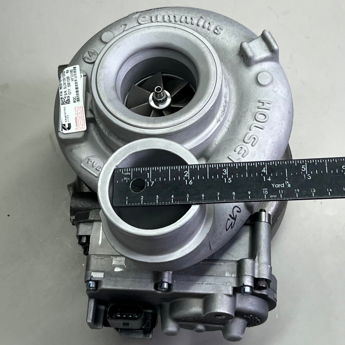 MOPAR Turbocharger 6.7L Diesel Sz 12” x 9.5” Silver R8321378AA