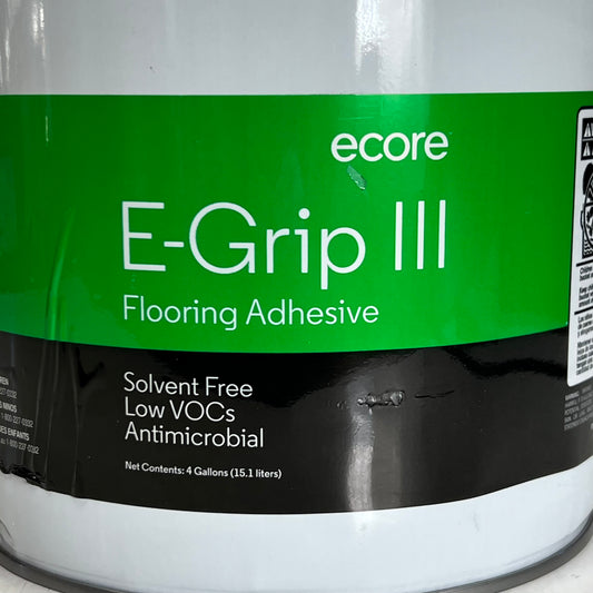 ECORE E-Grip lll Flooring Adhesive Sz 4 Gal. White