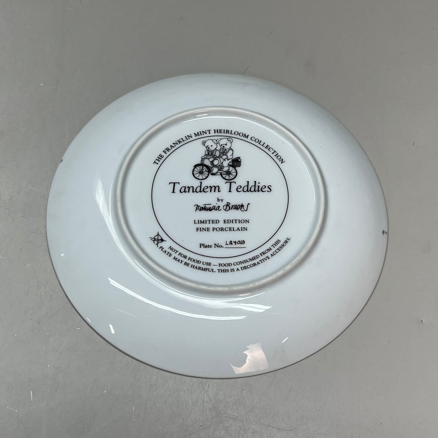 THE FRANKLIN MINT HEIRLOOM COLLECTION (3 PACK)Tandem Teddies By Patricia Brooks