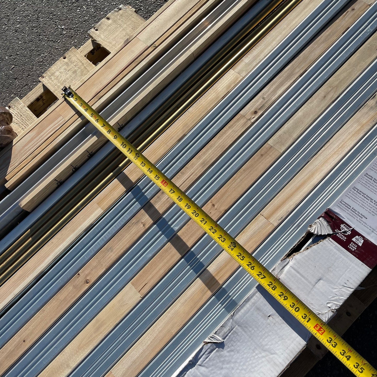 ZA@ Pallet of NATIONAL HARDWARE Pocket Sliding Door Parts (AS-IS)