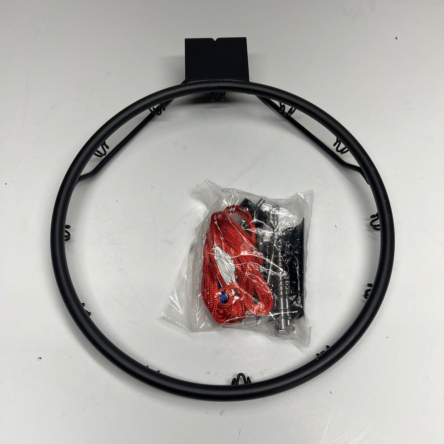 ZA@ EXPLODE  Airdunk Trampoline Basketball Hoop W/ Basketball Full Sz Hoop Black (As-Is)