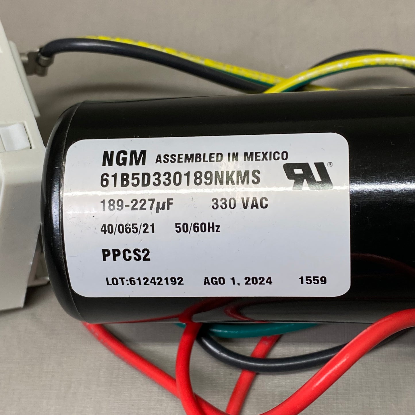 PROPARTS Potential Relay & Start Capacitor 3-Wire Hard Start Kit 50/60Hz Black PPCS2