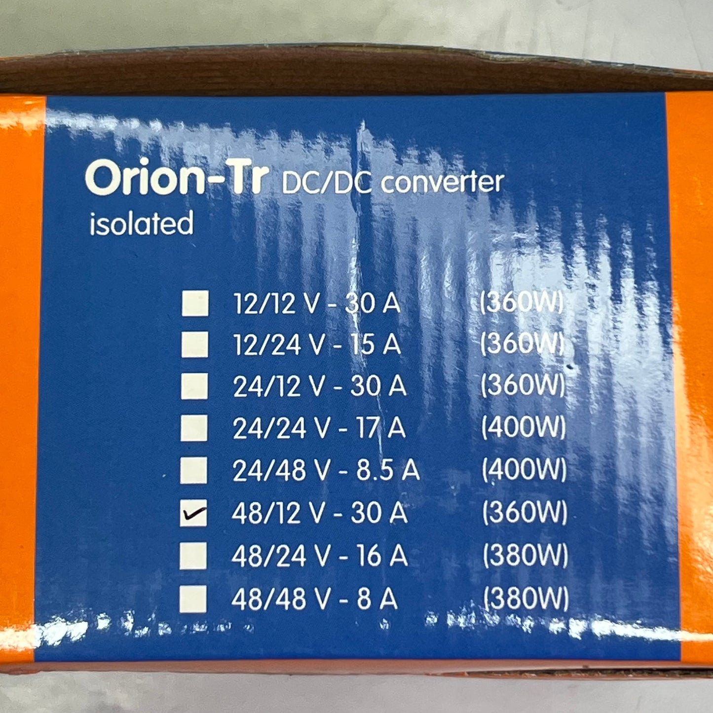 VICTRON ENERGY Orion Tr Isolated DC-DC Converter 48/12V-30A (360W) Blue ORI481240110