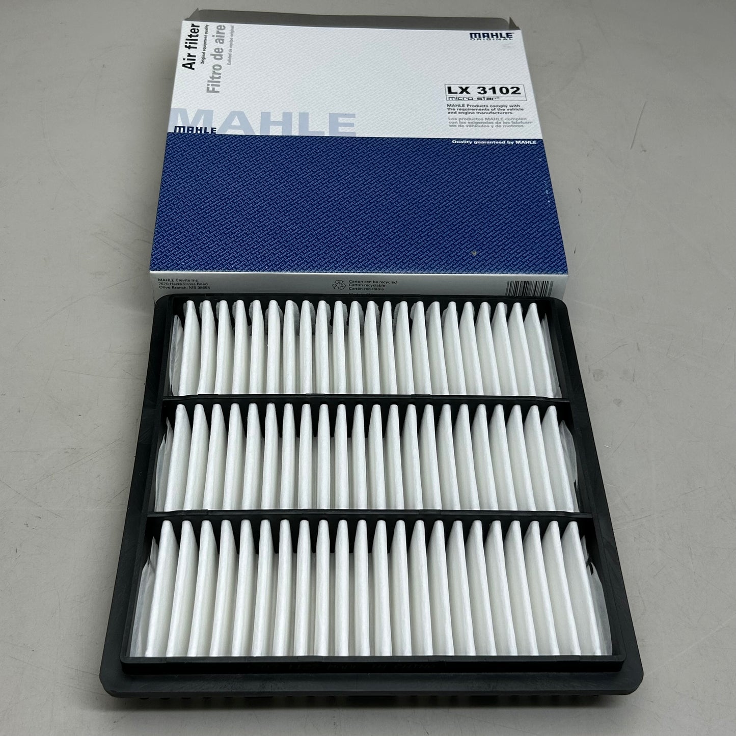 MAHLE Air Filter Replacement Part For Mitsubishi LX3102