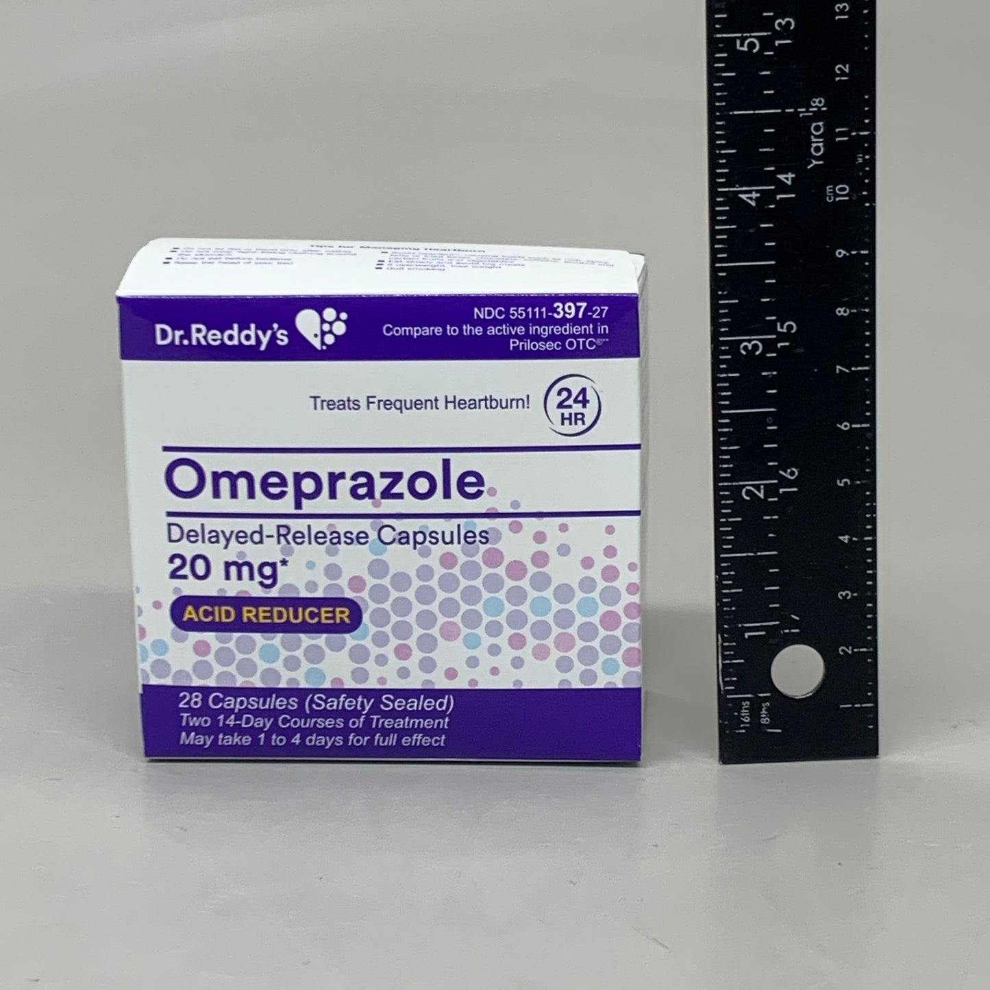 ZA@ DR.REDDY'S 2 BOXES! (4 Bottles) Omeprazole 20 mg Acid Reducer 112 CAPSULES (AS-IS)