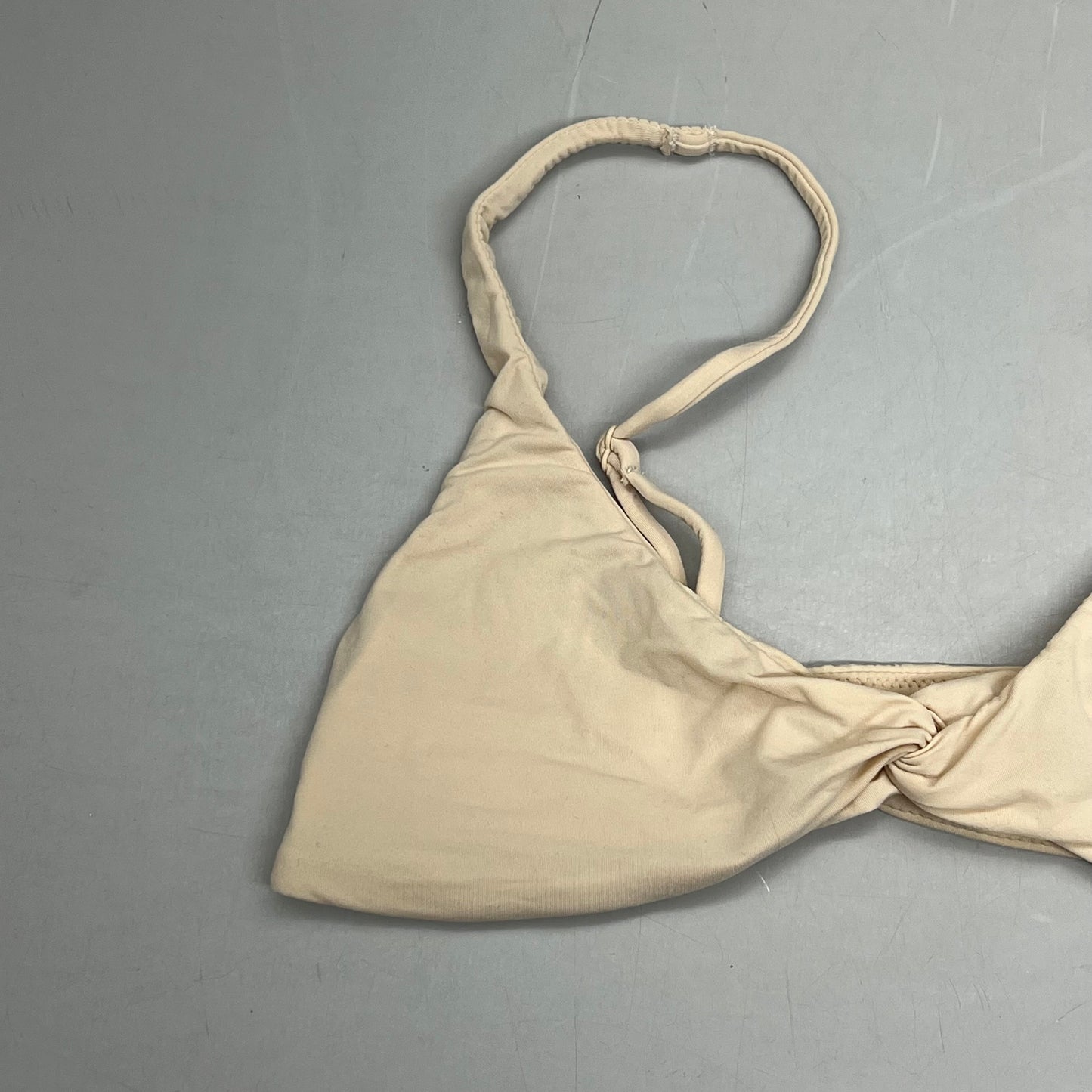 SKIMS Buttery Soft Knotted Bra Women's Sz S Sand BR-SCN-0445